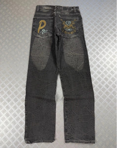 Vintage Hip Hop Faded y2k Japanese jeans 2000s