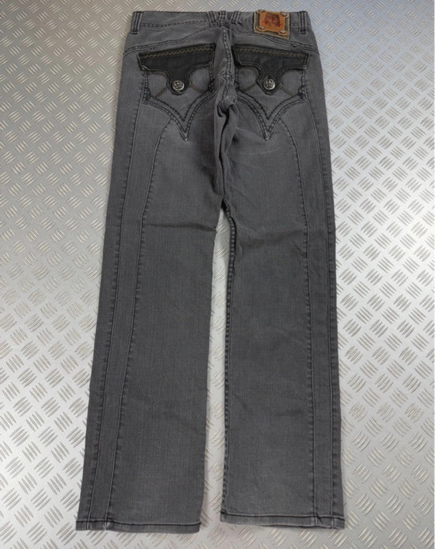 Vintage Tribal Hip hop Faded y2k Baggy jeans 00s