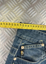 Vintage Big Train y2k Japanese Embroidered jeans 2000s