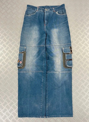 Vintage Hip hop y2k Flared Baggy jeans 00s