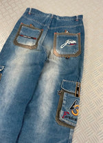 Vintage Hip hop y2k Flared Baggy jeans 00s