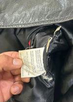 Leather Bomber Jacket Offset Vintage Suede 90s boxy fit