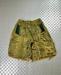 Vintage Baggy Jorts handmade 2000s Distressed y2k jnco style