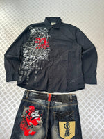 Vintage Roar Tribal y2k Hip hop shirt 2000s style