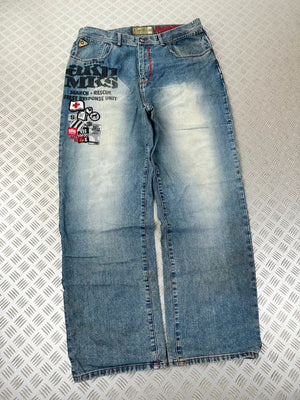 Vintage Hip hop akademiks y2k Baggy jeans 2000/