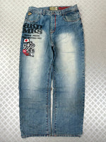 Vintage Hip hop akademiks y2k Baggy jeans 2000/