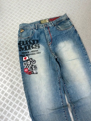 Vintage Hip hop akademiks y2k Baggy jeans 2000/