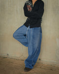 Vintage balloon y2k Japanese Hip hop Baggy jeans handmade 2000s