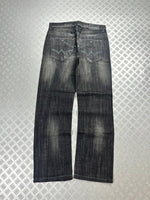 Vintage Hip Hop Big Train y2k Japanese Baggy Jeans 2000s