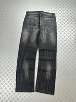 Vintage Hip Hop Big Train y2k Japanese Baggy Jeans 2000s