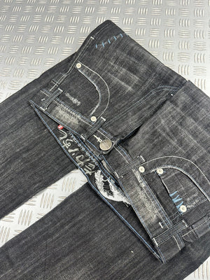 Vintage Hip Hop Big Train y2k Japanese Baggy Jeans 2000s