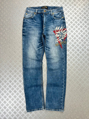 Vintage Oniarai y2k Japanese Hip Hop jeans 2000s