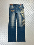 Vintage y2k Japanese boot cut Flared jeans 2000s