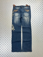 Vintage y2k Japanese boot cut Flared jeans 2000s