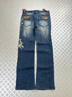 Vintage y2k Japanese boot cut Flared jeans 2000s