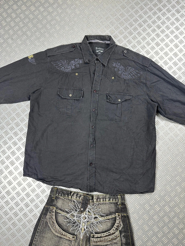 Vintage Hip Hop Affliction y2k shirt 2000s