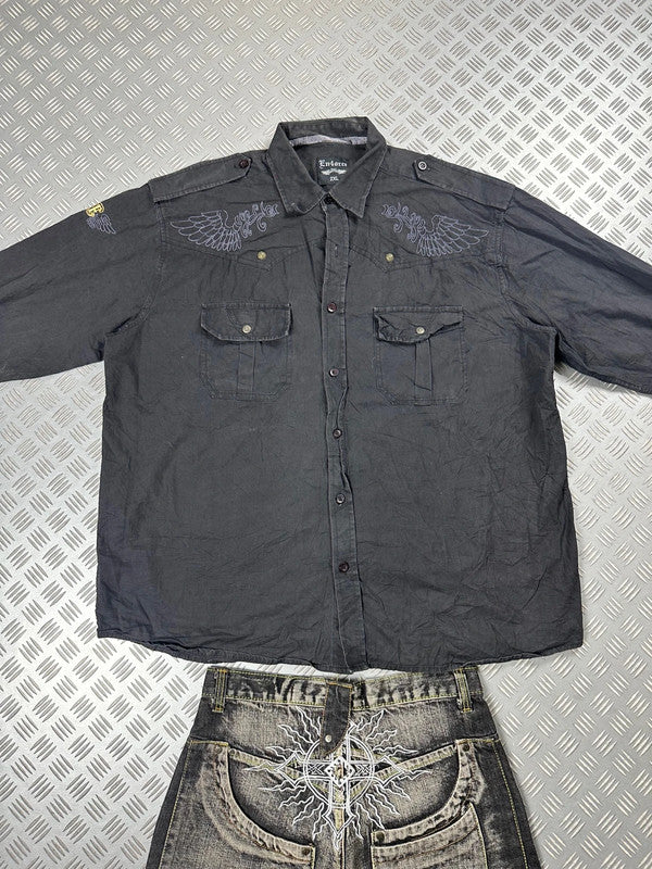 Vintage Hip Hop Affliction y2k shirt 2000s