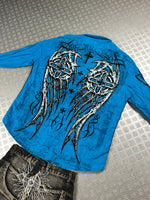Vintage y2k Hip hop affliction shirt 2000s