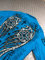 Vintage y2k Hip hop affliction shirt 2000s