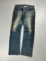 Vintage y2k Hip hop Flared Japanese jeans 2000s