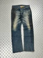 Vintage y2k Hip hop Flared Japanese jeans 2000s