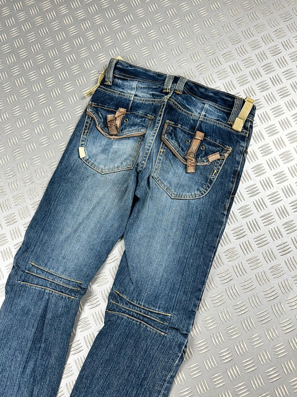 Vintage PPFM y2k Curve Japanese Jeans 2000s