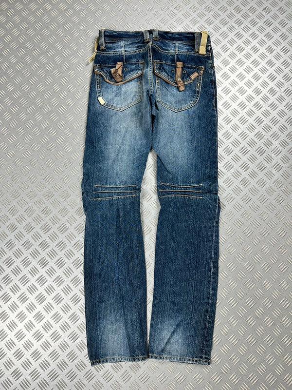 Vintage PPFM y2k Curve Japanese Jeans 2000s