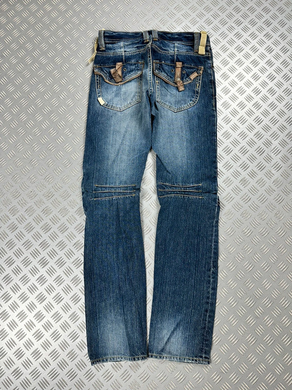 Vintage PPFM y2k Curve Japanese Jeans 2000s