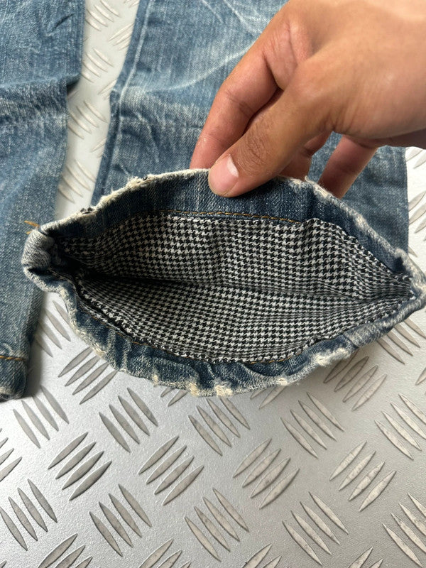 Vintage Ba-tsu studio jeans y2k Japanese Flared 00s