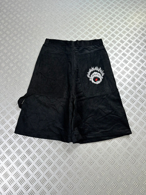 Vintage Hip hop Jorts y2k courdoy jnco style 00s