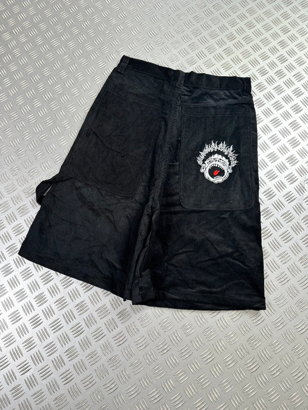 Vintage Hip hop Jorts y2k courdoy jnco style 00s