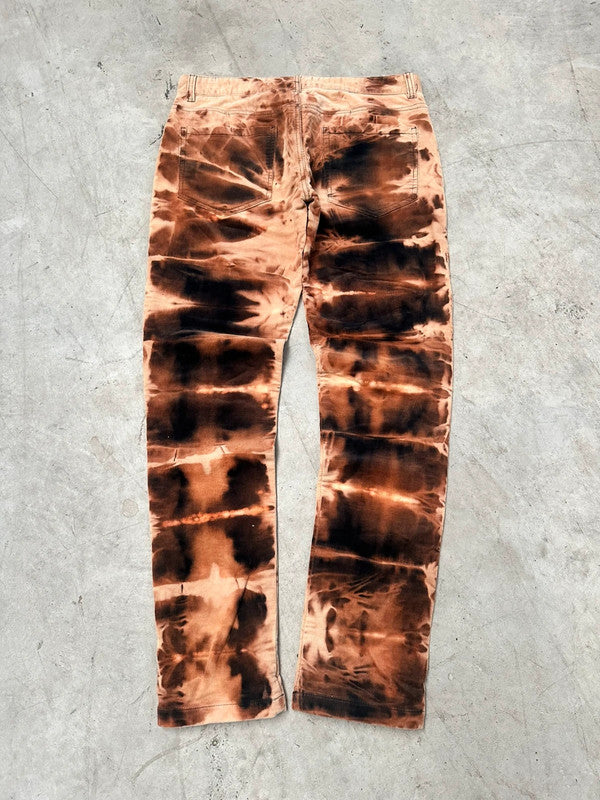 Vintage Y2k Bleached Hip hop jeans 00s