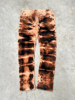Vintage Y2k Bleached Hip hop jeans 00s