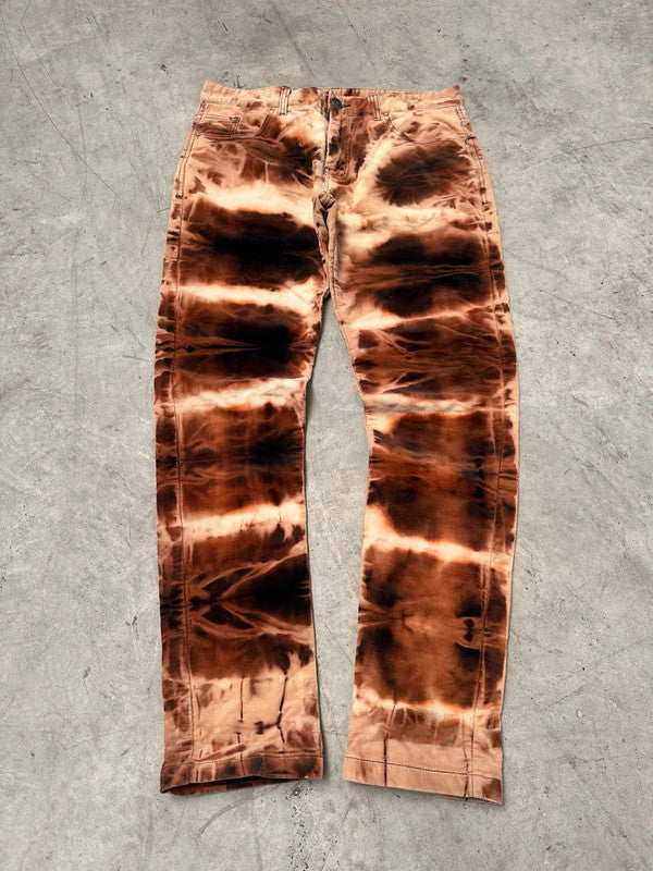Vintage Y2k Bleached Hip hop jeans 00s
