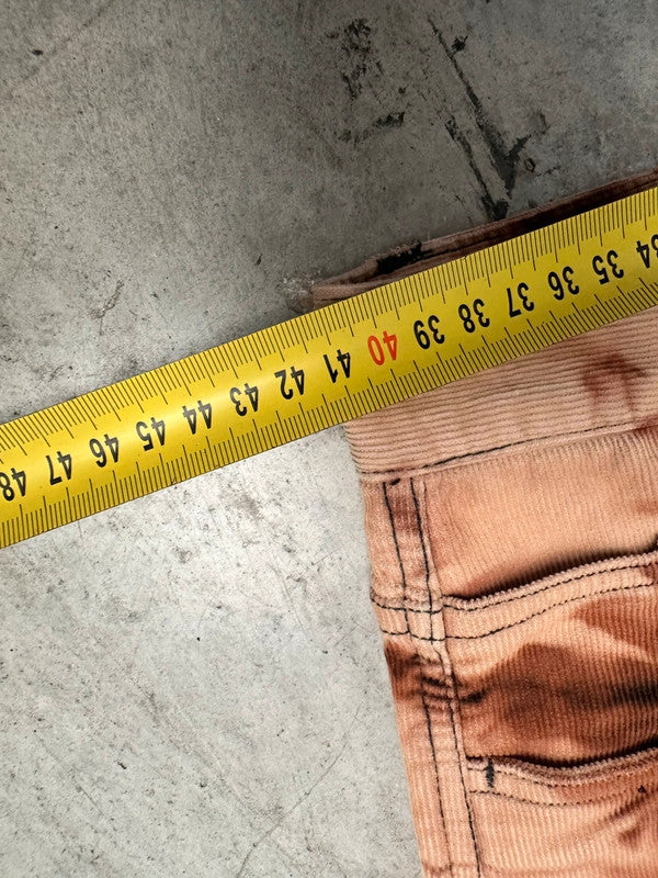 Vintage Y2k Bleached Hip hop jeans 00s