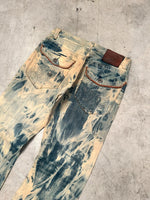 Vintage Hip hop Bleached y2k Baggy jeans 00s