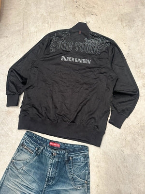 Vintage Souvenir Sukajan Dog Town Black Dragon Japanese y2k Jacket 00s