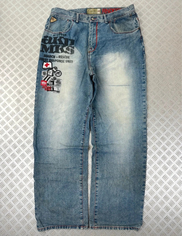 Vintage Akademiks Hip hop y2k Baggy jeans 00s