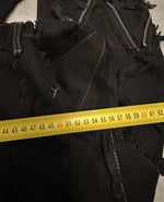Vintage y2k Patchwork Hooded full zip Up Jacket boxy fit handmade 00s