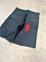 Vintage Dragon y2k Hip hop Jorts 2000s jnco style