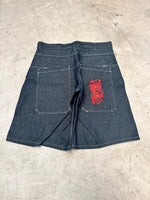 Vintage Dragon y2k Hip hop Jorts 2000s jnco style
