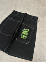 Vintage Dragon y2k Jorts 2000s jnco style