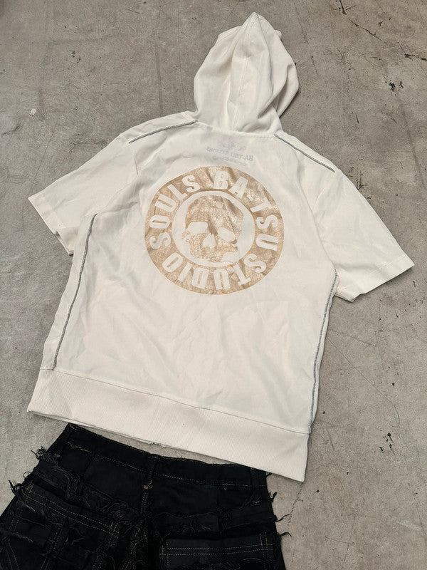 Vintage Y2k Japanese Souvenir Ba Tsu Studio full zip Up Jacket 00s