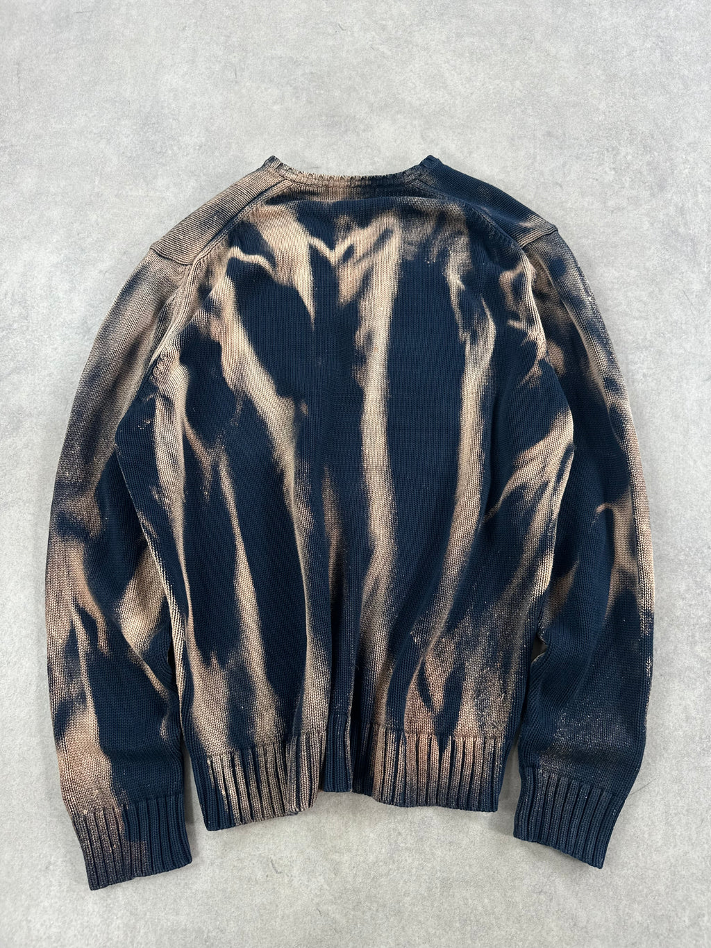 Vintage knitted sweater custom y2k (XL)