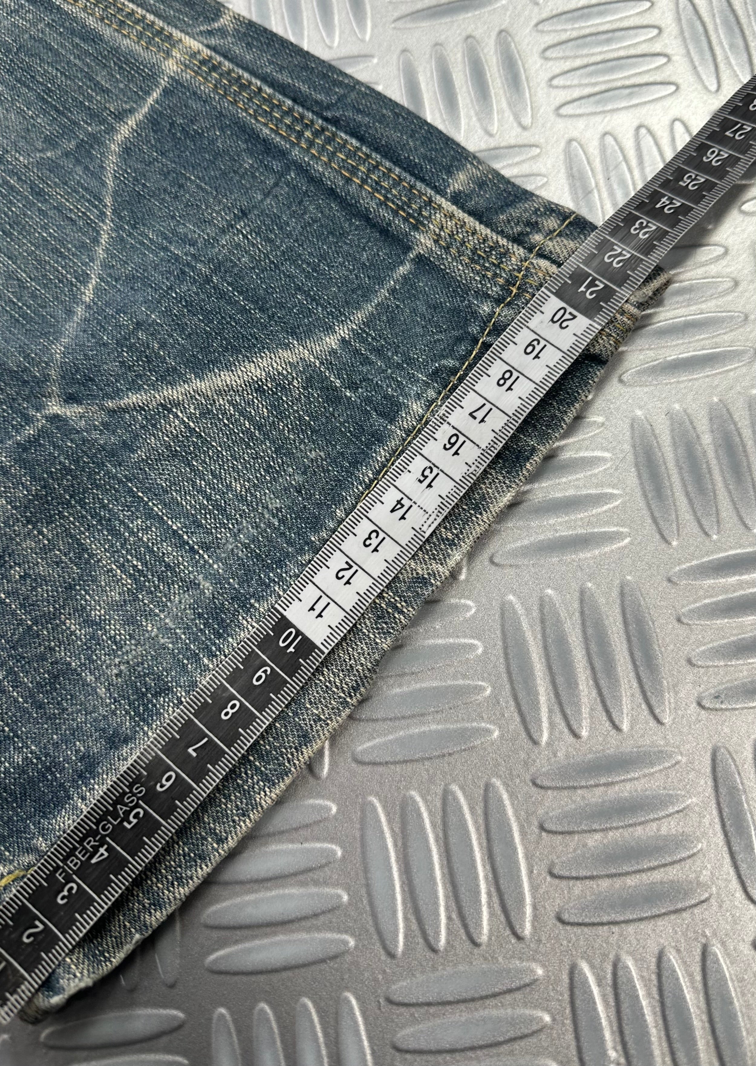 Flared jeans y2k 00’s multipocket made in Japan (M)