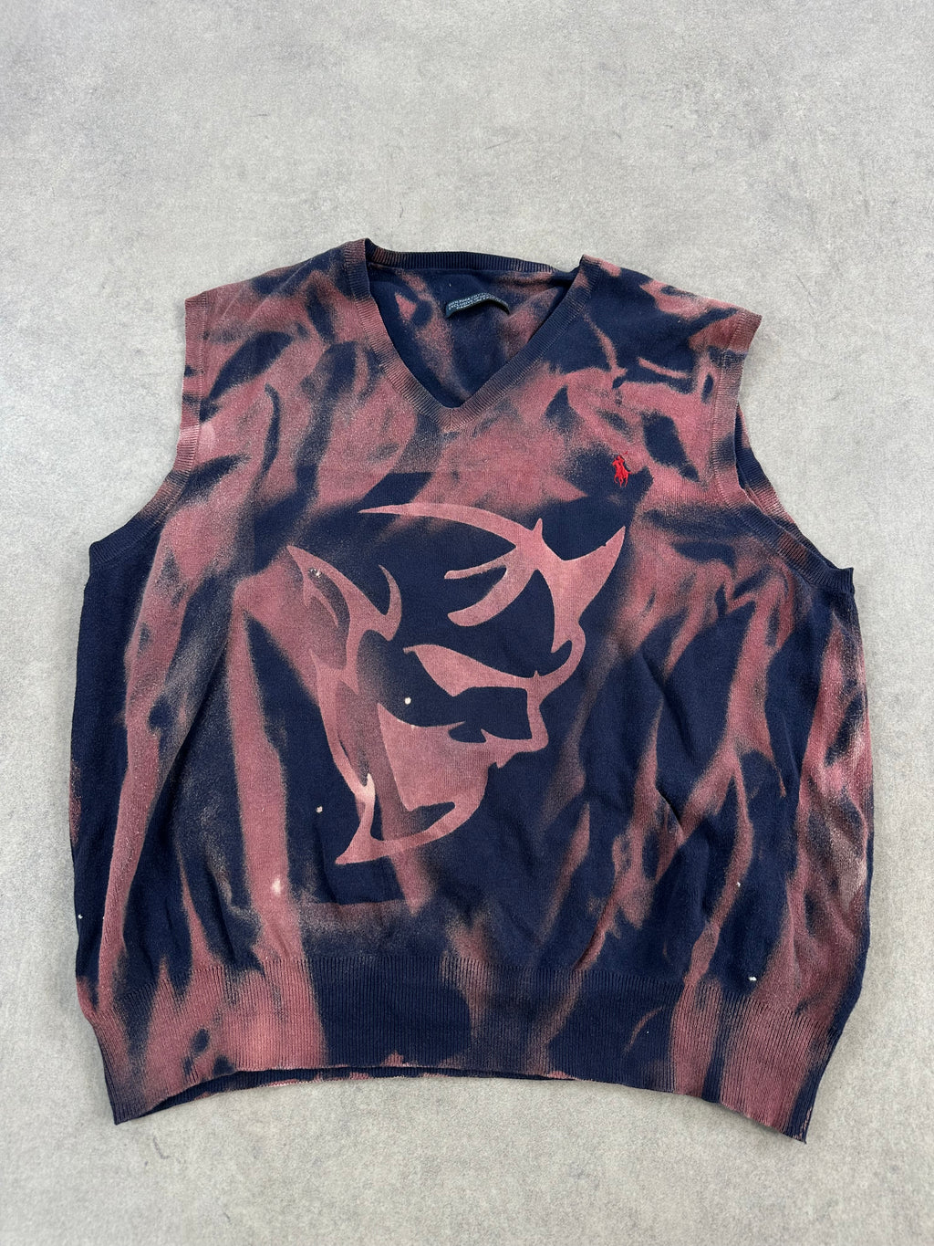 Polo Ralph Lauren custom vest y2k hellcat (M)