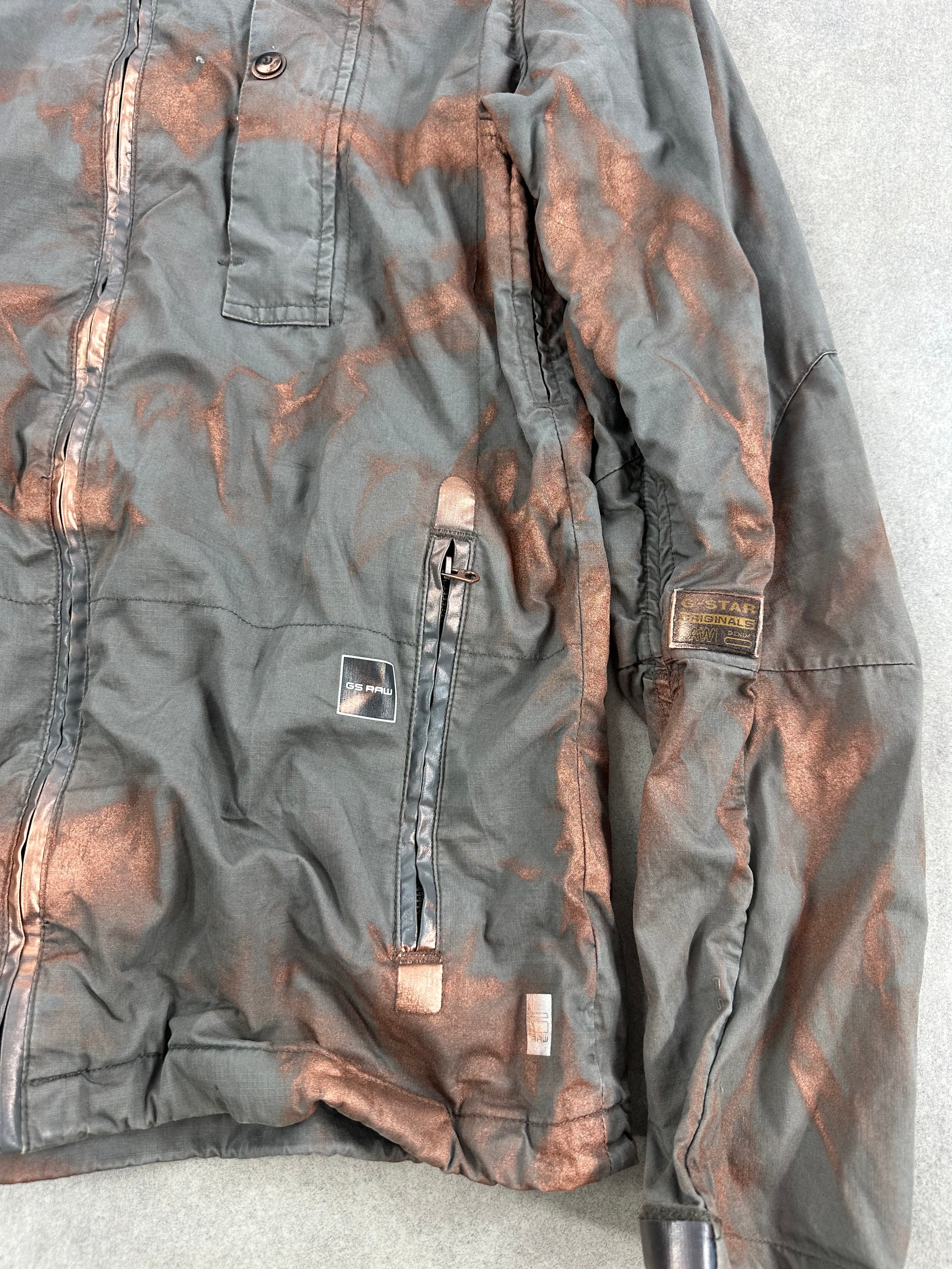 G-star hooded y2k jacket 00’s custom (L)