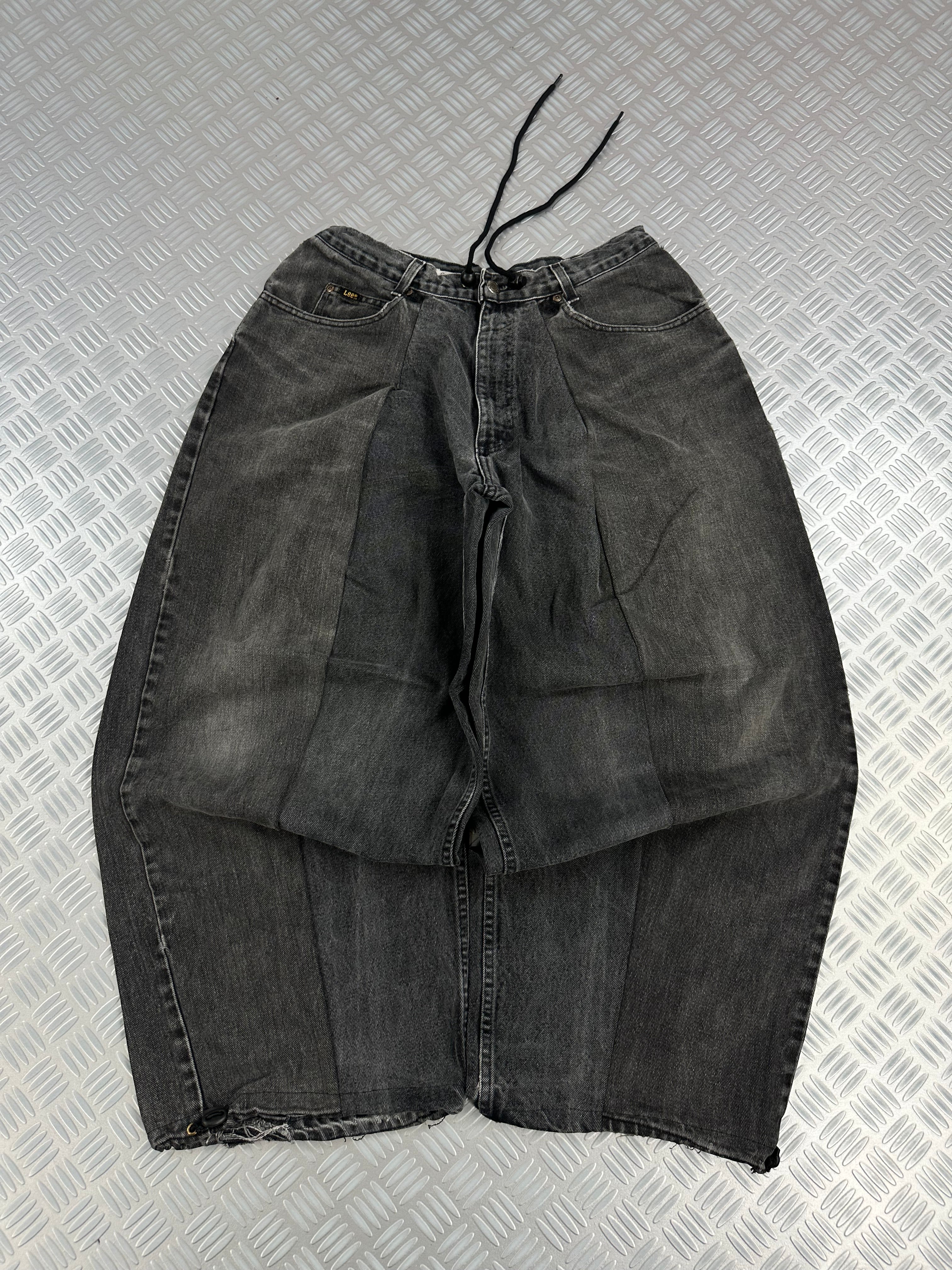 Balloon super baggy jeans handmade ( M)