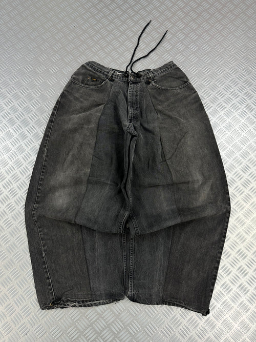 Balloon super baggy jeans handmade ( M)