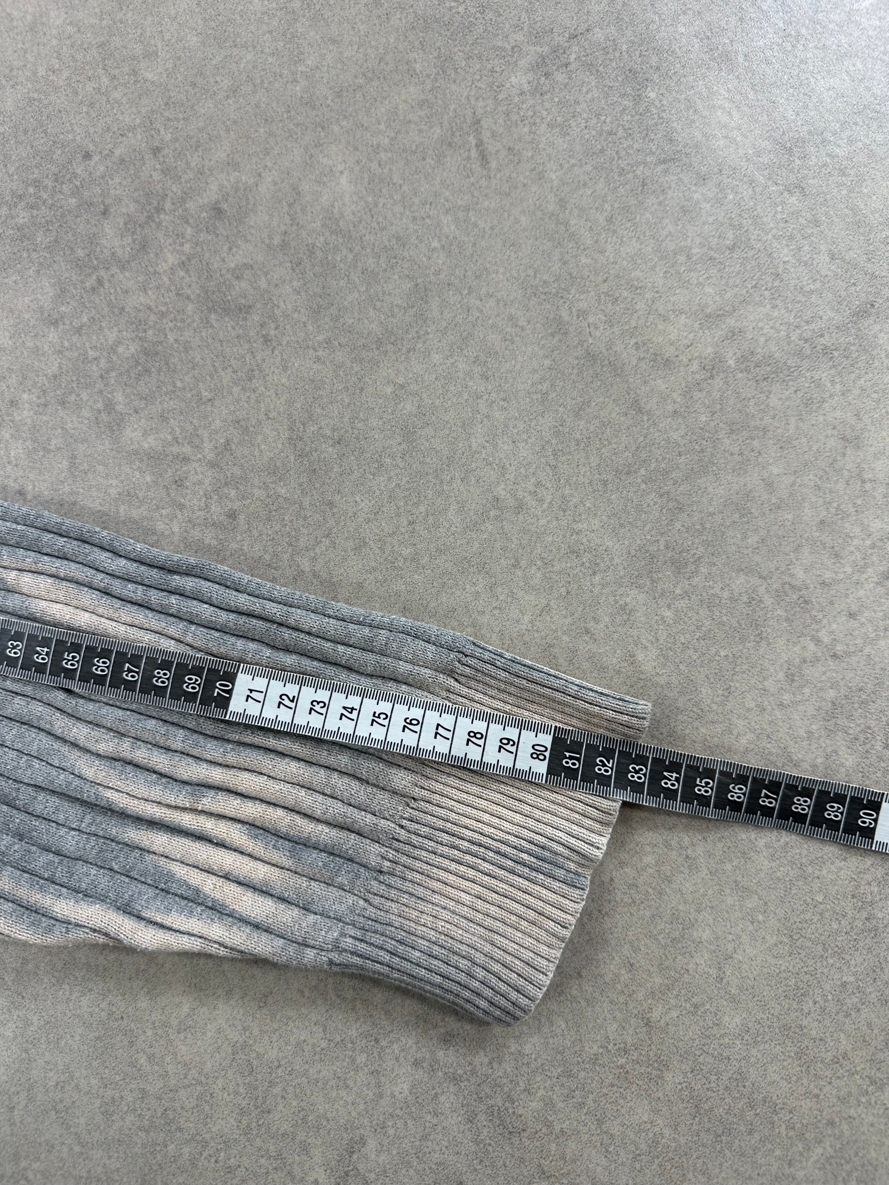 Calvin Klein mid zip knitted sweater custom Y2K (XL)